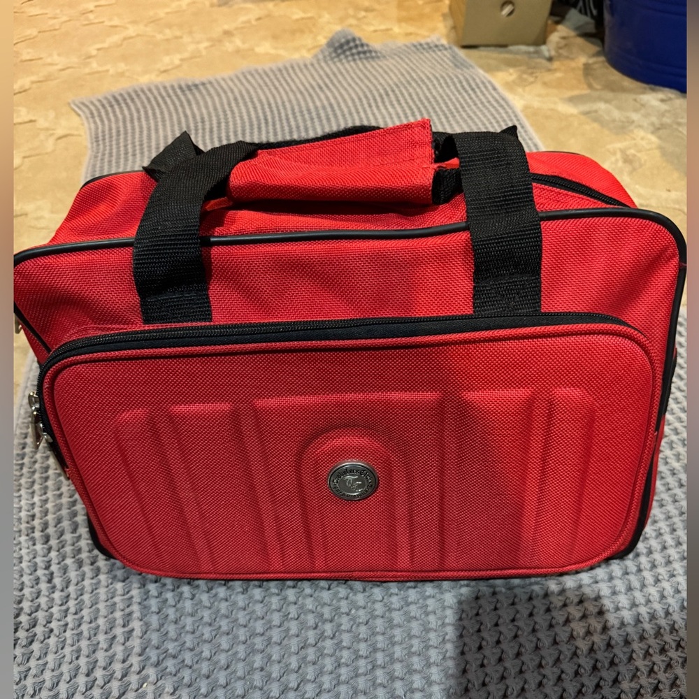 Travelers Club Men's Red Travel & Gear Bag - Durable Carry Case